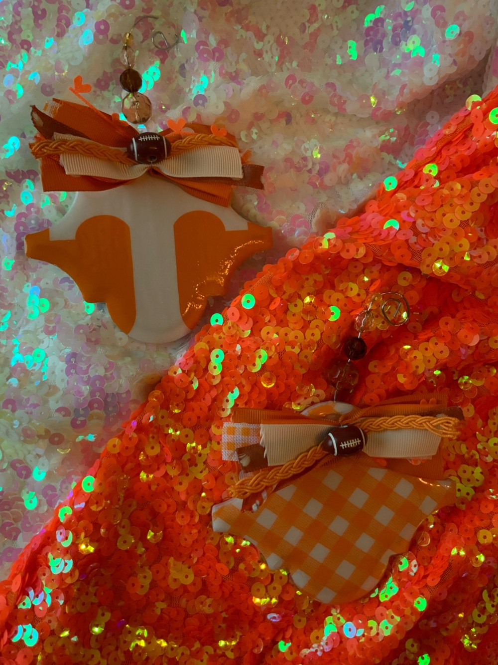University of Tennessee Themed Hanging Ornaments